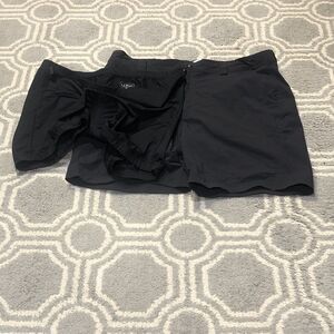 L.L. Bean Cycling Shorts Mens XL Comfort Padded Lining Adjustable Waist Black